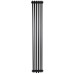 Вертикальный радиатор Warm Well Column 2 1800*290 Black mat (нижнее)